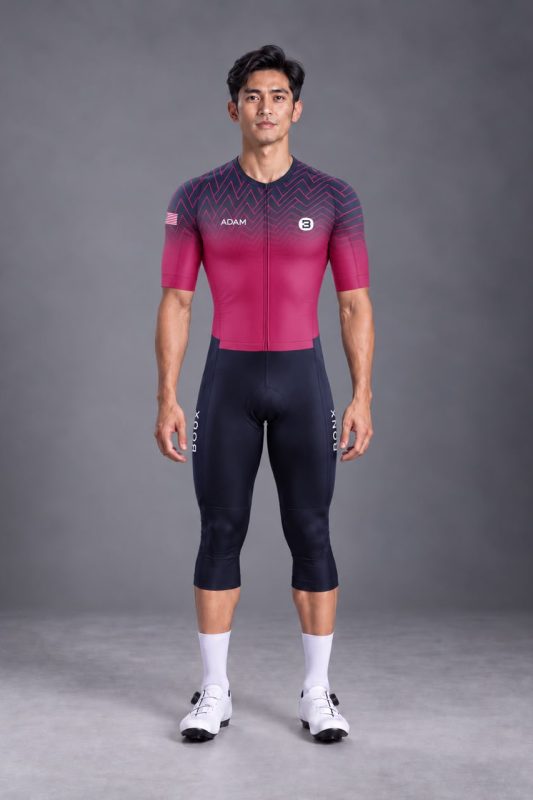 Elite Liner Fuschia 3/4 Trisuit Men