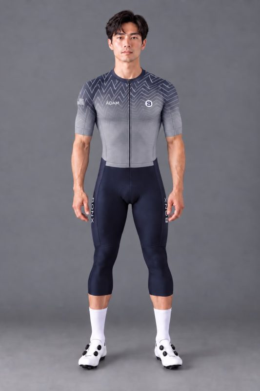 Elite Liner Grey 3/4 Trisuit Men
