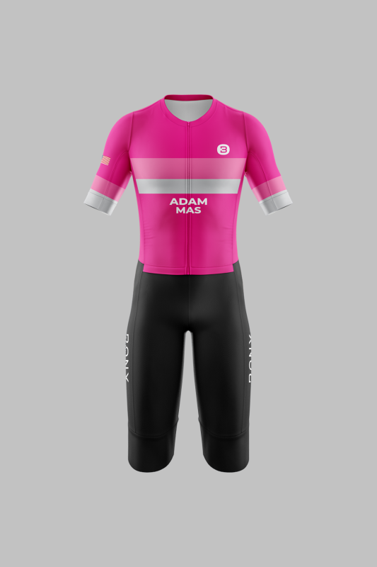 Elite Enduro Pink 3/4 Trisuit