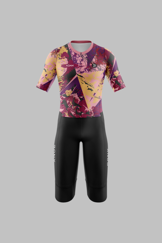 Elite Euphoria Pink 3/4 Trisuit Men
