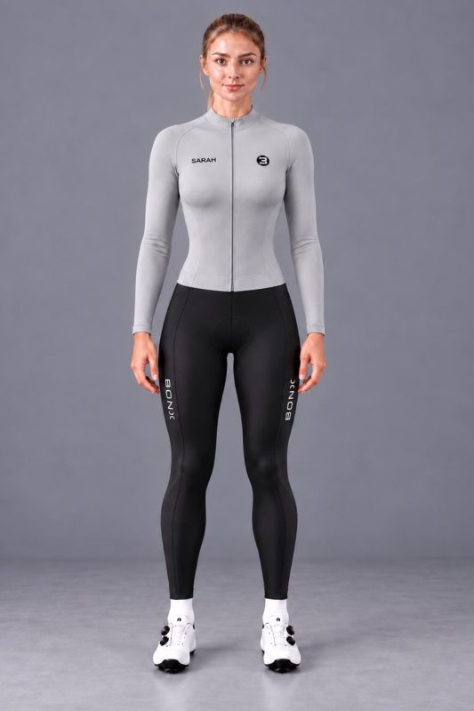Elite Core Grey Long Trisuit