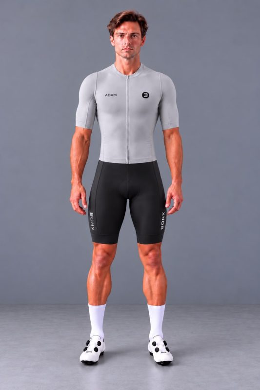 Elite Core Grey Short Trisuit