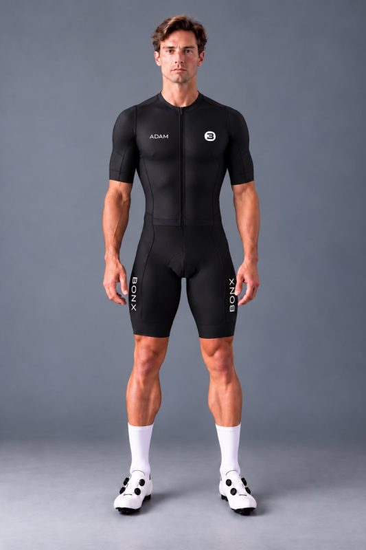 Elite Core Black Short Trisuit