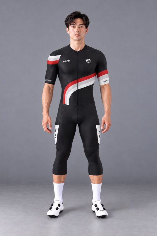 ELITE PROLINE 3/4 TRISUIT MEN (BLACK)
