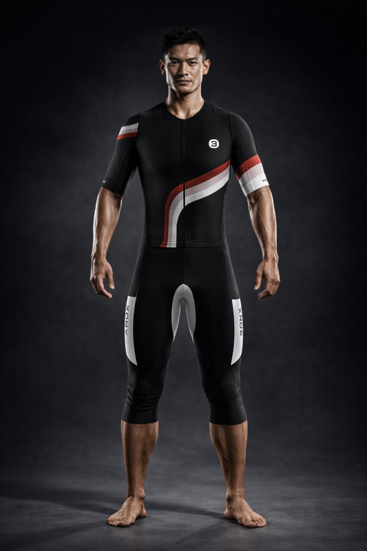 ELITE PROLINE 3/4 TRISUIT MEN (BLACK)