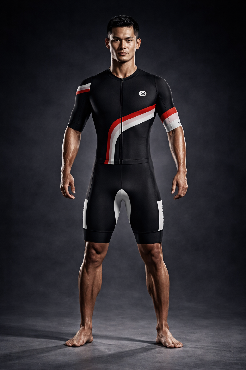 ELITE PROLINE SHORT TRISUIT MEN (BLACK)