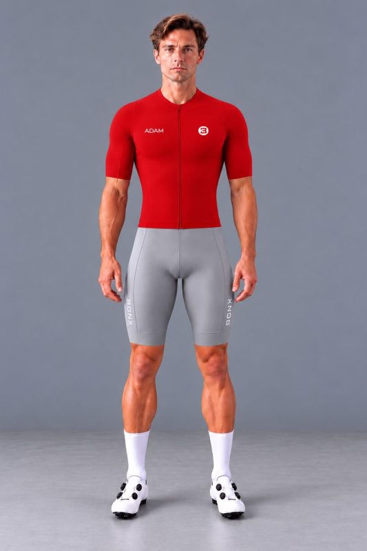 ELITE CORE CRIMSON ASH SHORT TRISUIT MEN