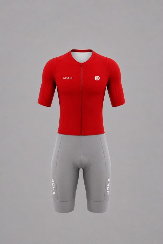 ELITE CORE CRIMSON ASH SHORT TRISUIT MEN