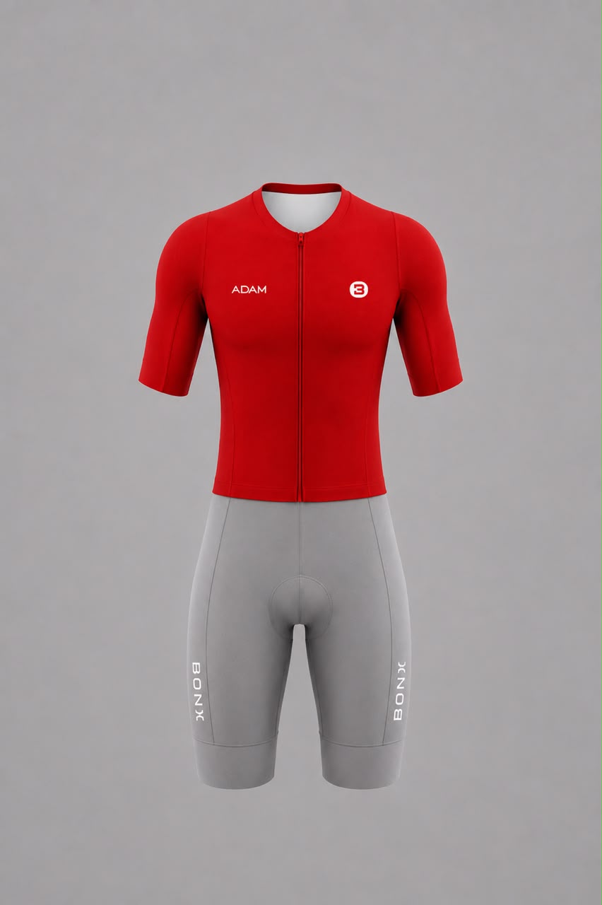 ELITE CORE CRIMSON ASH SHORT TRISUIT MEN