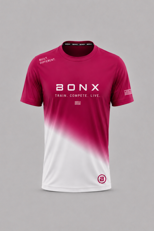 Performance T-Shirt Short Sleeve Men H1 Hybrid Magenta Rush