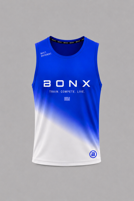 Performance T-Shirt Sleeveless H1 Hybrid Electric Cobalt