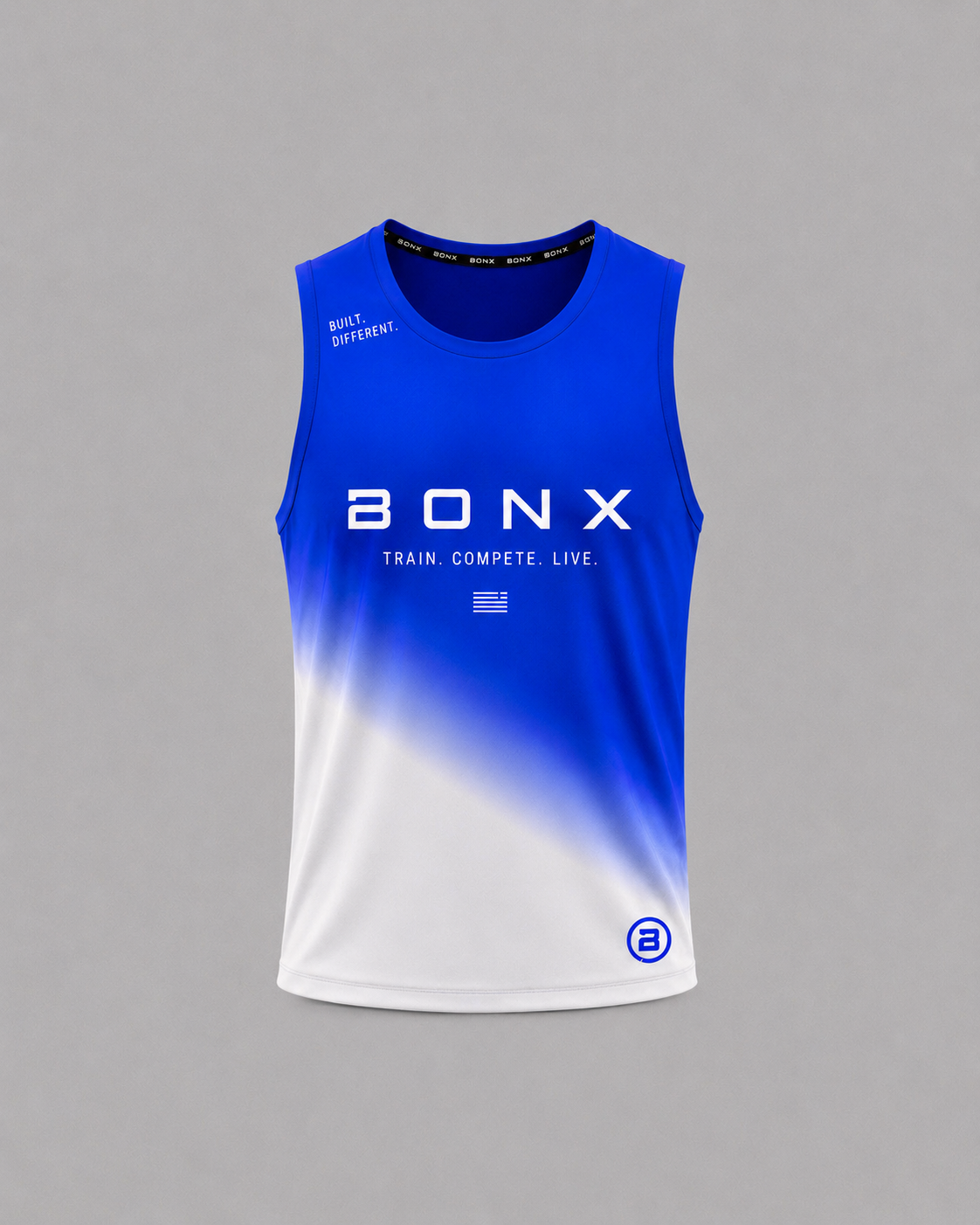 Performance T-Shirt Sleeveless H1 Hybrid Electric Cobalt