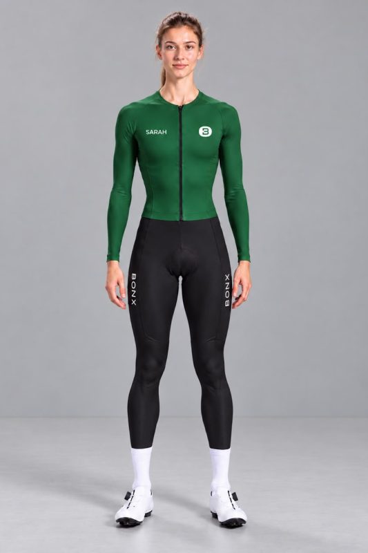 ELITE CORE FOREST GREEN LONG TRISUIT WOMEN