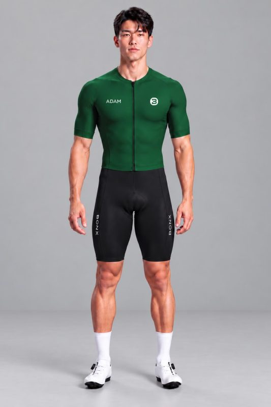 ELITE CORE FOREST GREEN SHORT TRISUIT MEN